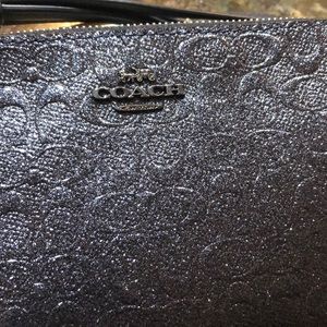 Coach signature wristlet NWT